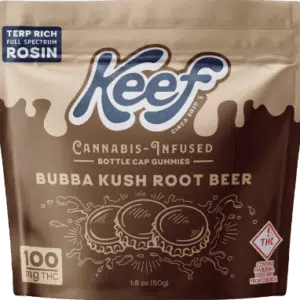 Keef Bottle Cap Gummie Bubba Kush Root Beer