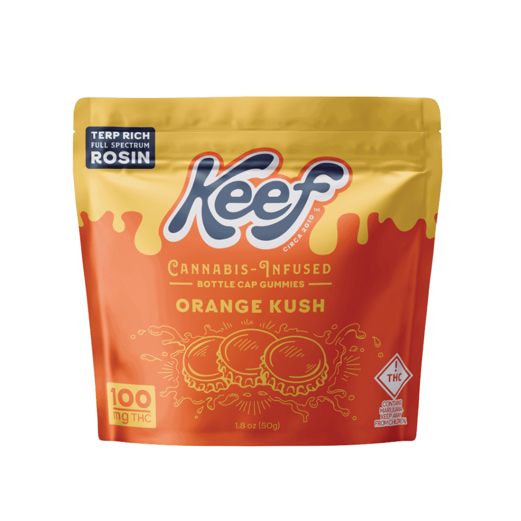 Keef Bottle Cap Gummie Orange Kush 1
