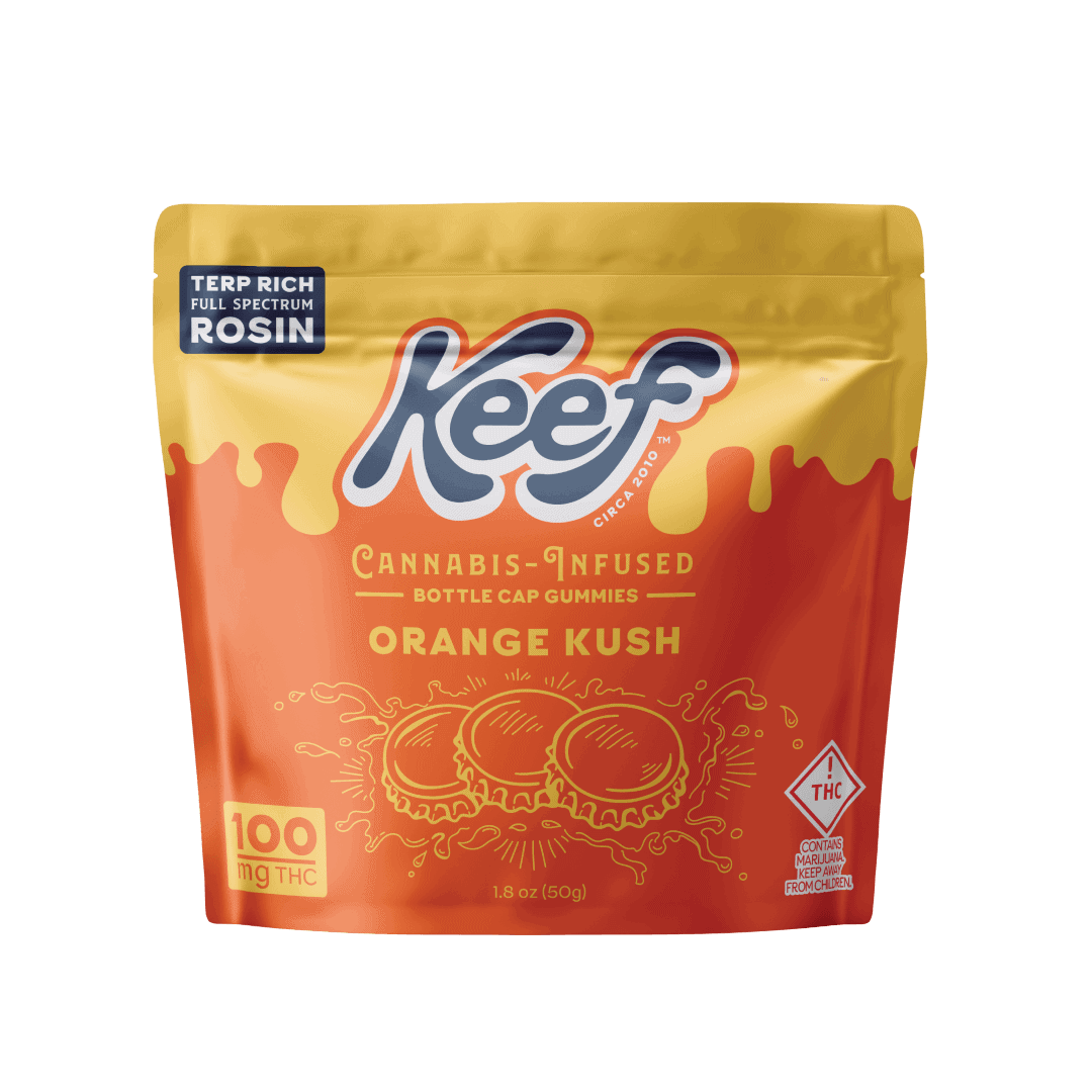 Keef Bottle Cap Gummie Orange Kush 1