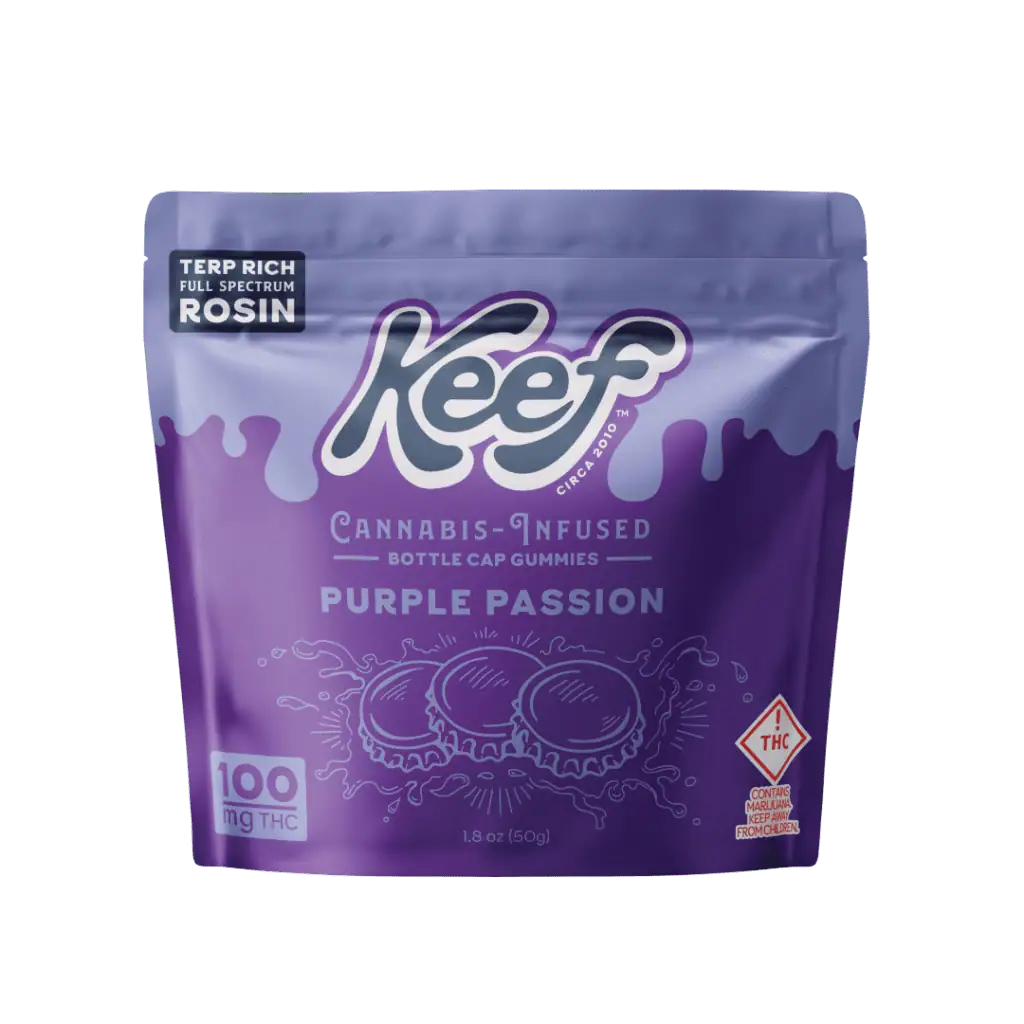 Keef Bottle Cap Gummie Purple Passion