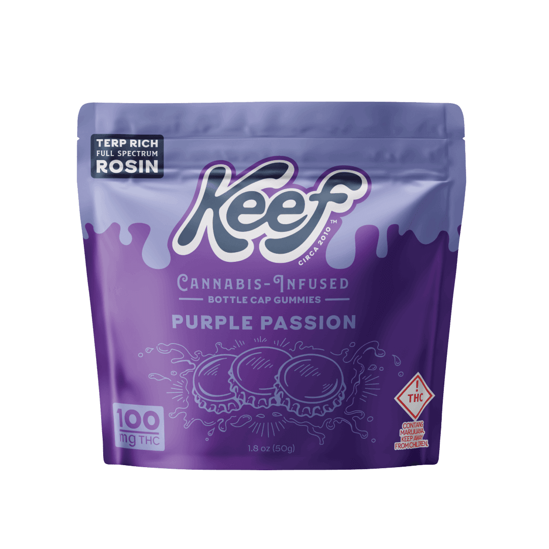 Keef Bottle Cap Gummie Purple Passion