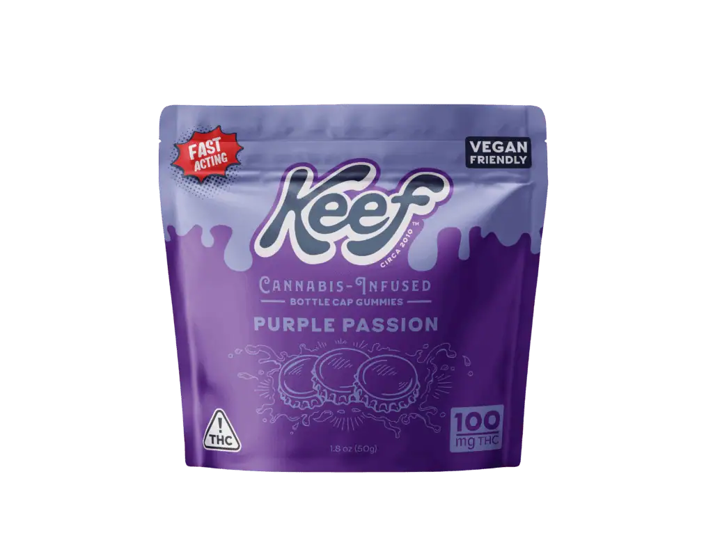 Keef Bottle Cap Gummies Purple Passion NV