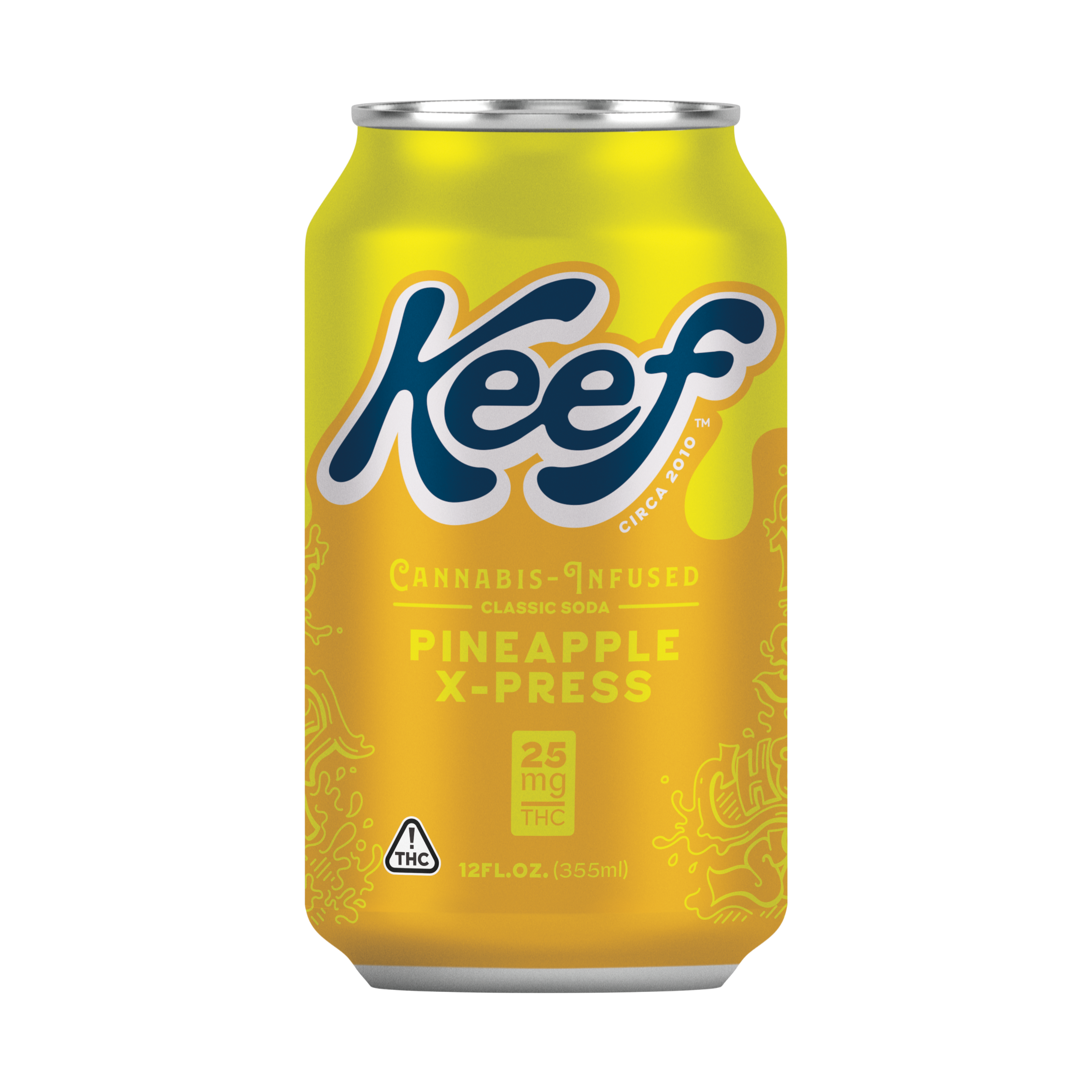 Pineapple X-Press Xtreme THC Soda Keef Brands